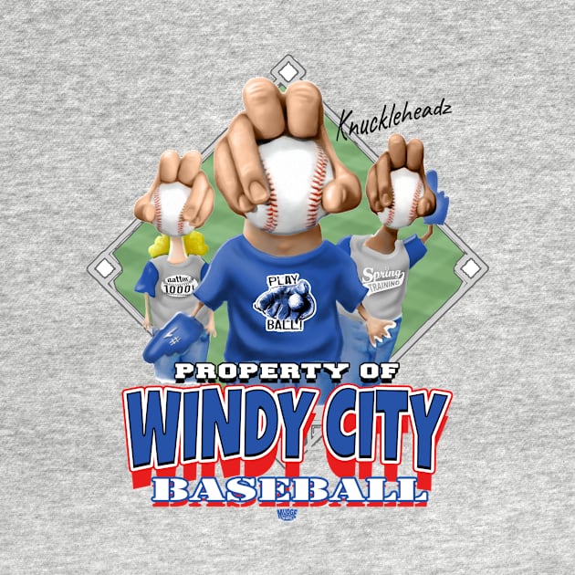 Knucklehead for Windy City Baseball by MudgeSportswear